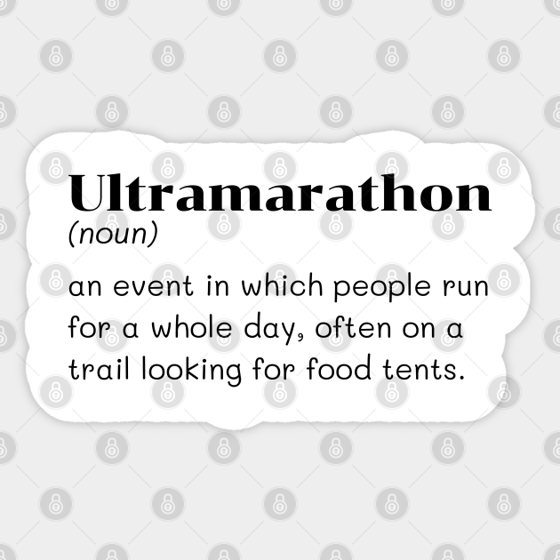 Ultramarathon Ultramarathon Autocollant TeePublic FR